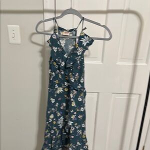 Floral Green Dress